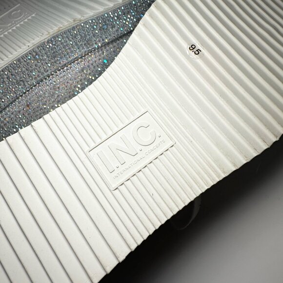 INC International Concepts Lolaf Iridescent Rhinestone Sneakers Womens Size 9.5 - Picture 11 of 11